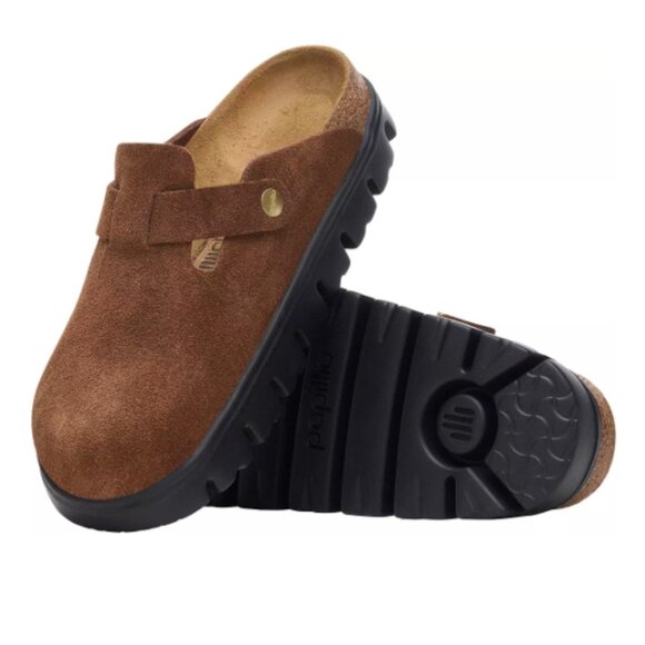 New Arrivals! Chunky Clogs by Birkenstock (Brown) Women's Boston - Picture 3 of 6